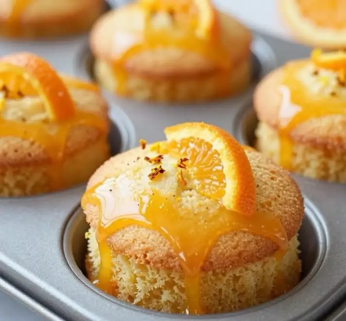 Kleine Orangenküchlein
