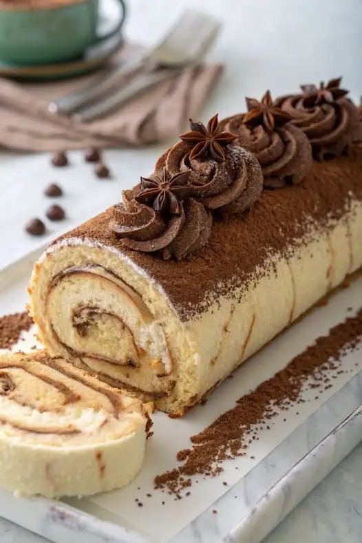 Tiramisu-Biskuitrolle