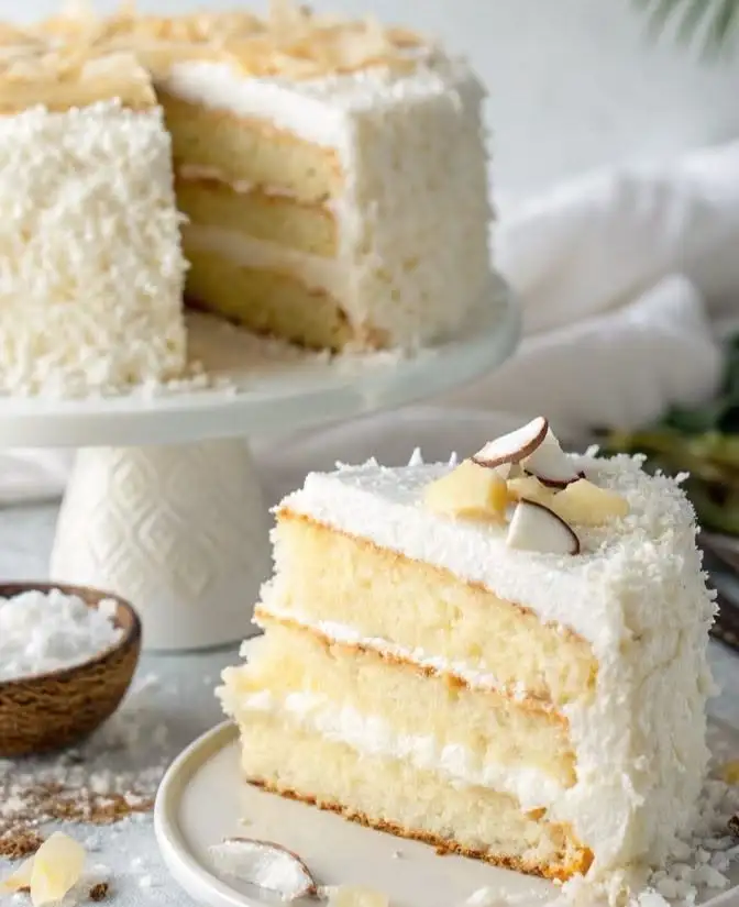 Kokos-Ananas-Kuchen