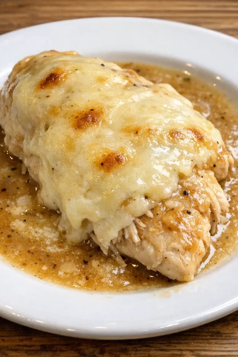 LeckerInspo: Ultimes 5-Zutaten Schweizer Käse-Hähnchen aus dem Slow Cooker