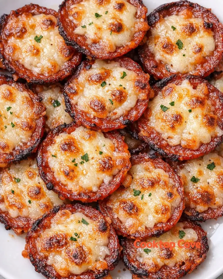 Pepperoni Pizza Bites – Unglaubliches 3-Zutaten-Rezept für den perfekten Low-Carb-Snack