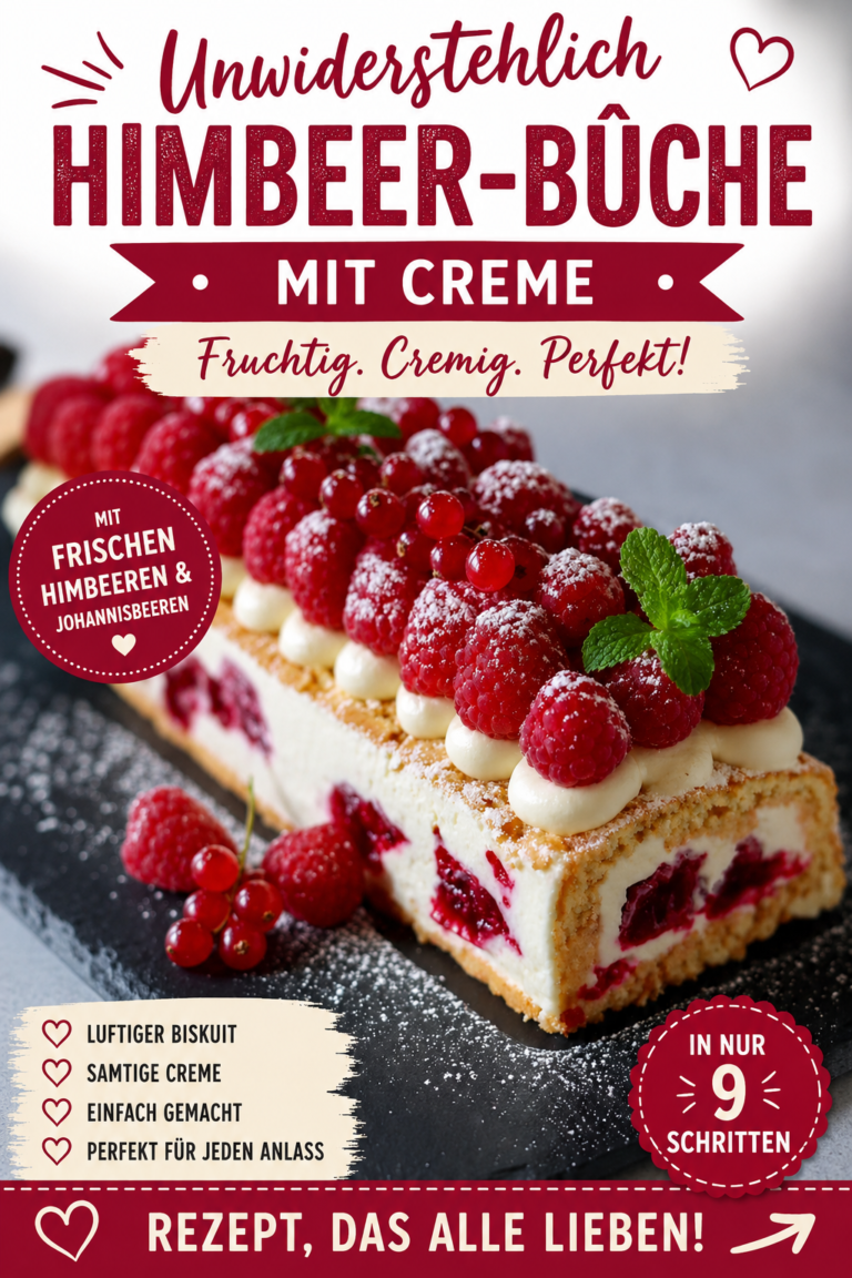 Himbeer-Mascarpone-Biskuitrolle: Unwiderstehlich lecker in 9 einfachen Schritten
